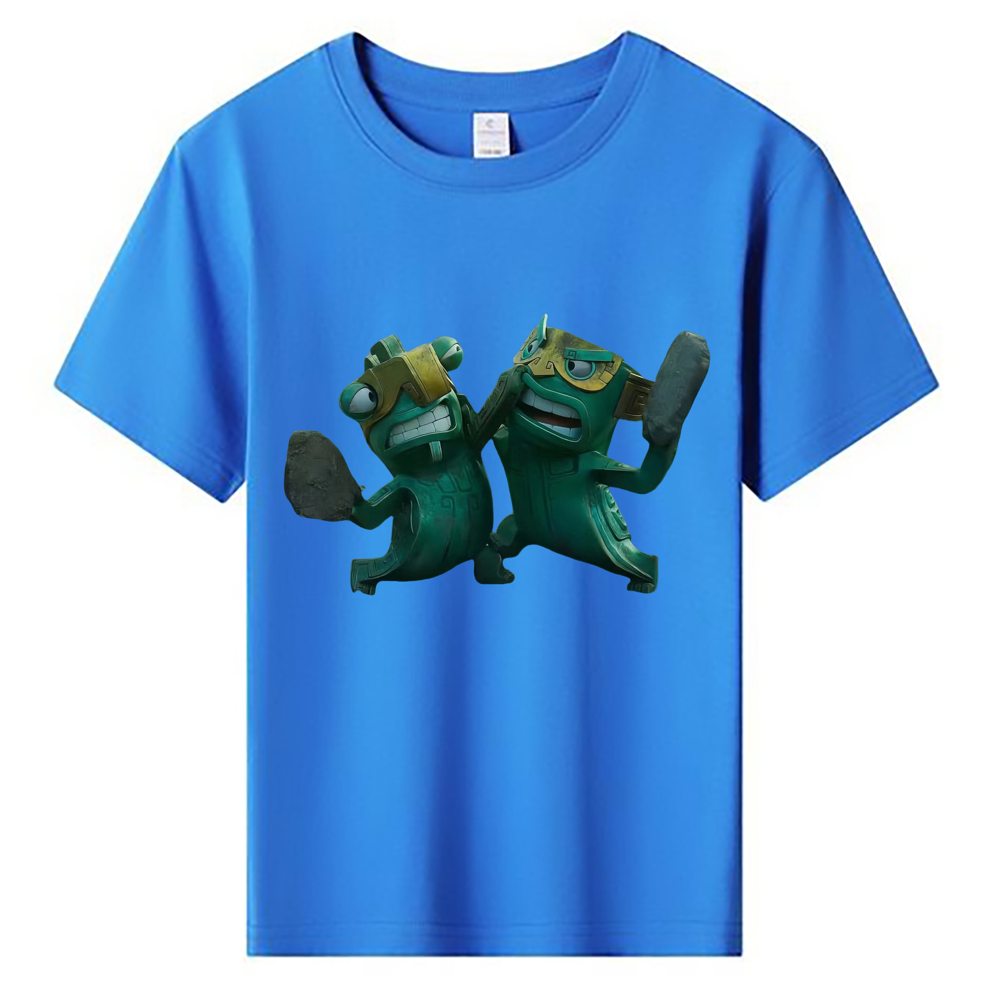 （画像用） Ne Zha 2 ナタ 魔童の大暴れ 綿100％キッズTシャツ（フロントプリント）